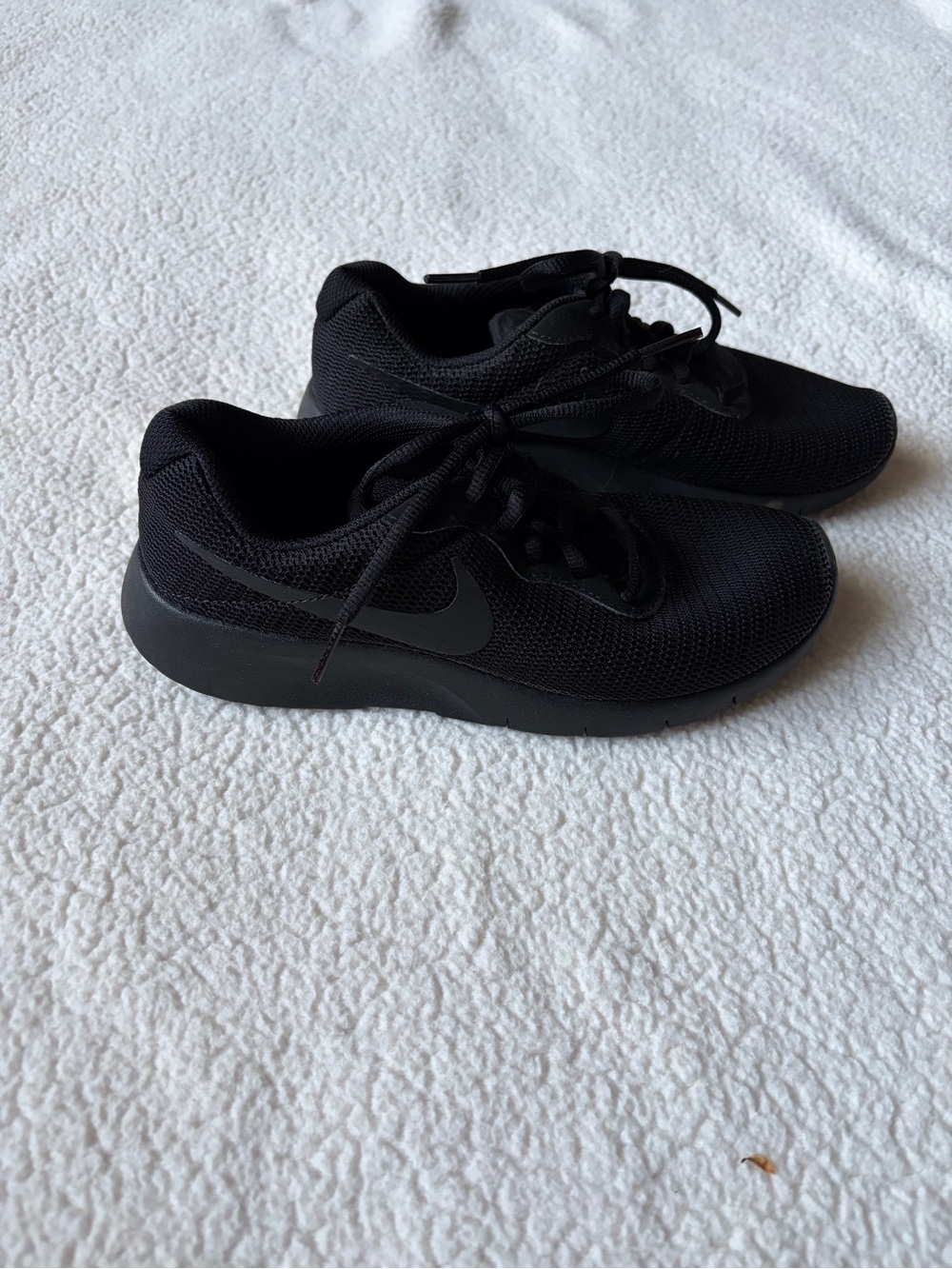 Nike Black Mesh Low-Top Sneakers